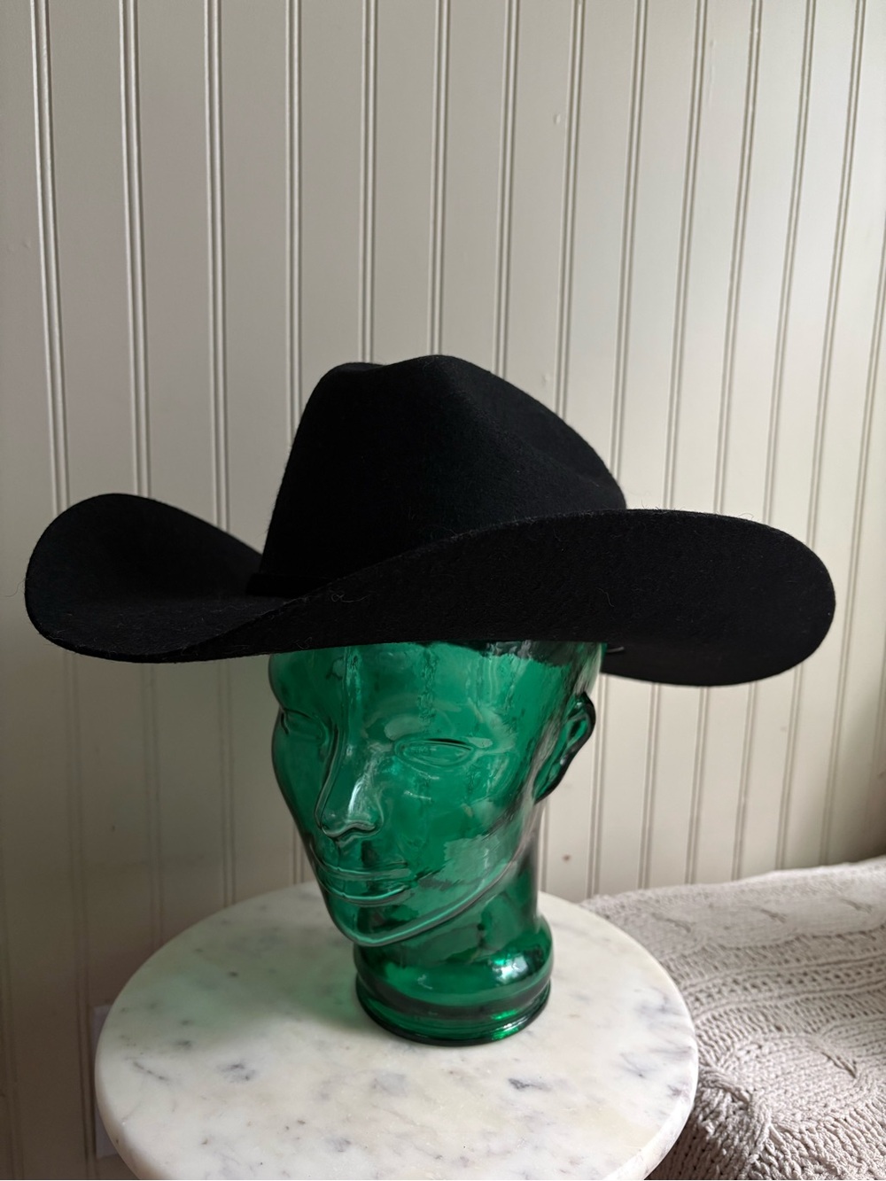 Linea de Oro 20X Felt Western Cowboy Hat Men’s 7 1/4 Black EXCELLENT CONDITION